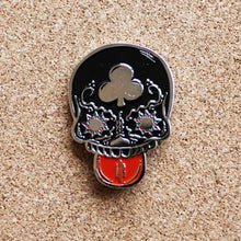 Load image into Gallery viewer, Creamlab Calavera Suave Black Enamel Pin
