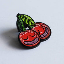 Load image into Gallery viewer, Creamlab Cherrysh Red Enamel Pin