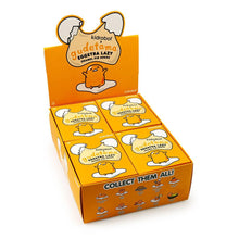 Load image into Gallery viewer, Kidrobot x Sanrio Gudetama Eggstra Lazy Enamel Pins Case