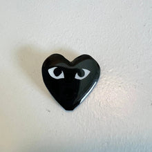 Load image into Gallery viewer, CDG Black Heart Enamel Pin