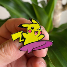 Load image into Gallery viewer, Pokemon Surfing Pikachu Enamel Pin
