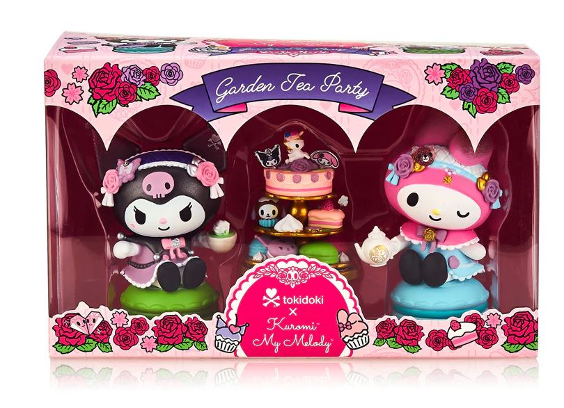 Tokidoki x Kuromi & My Melody Garden Party Mini Vinyl Figure 2 pack