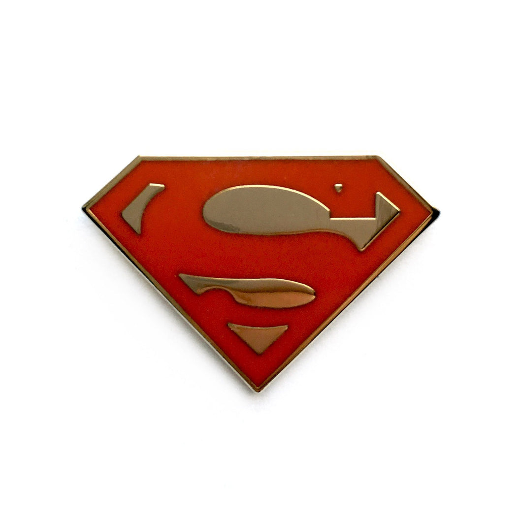 Kolorspun Superman Logo Enamel Pin