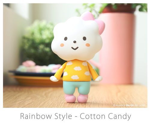 Fluffy House Miss Rainbow with Cotton Candy Style Vinyl Figure