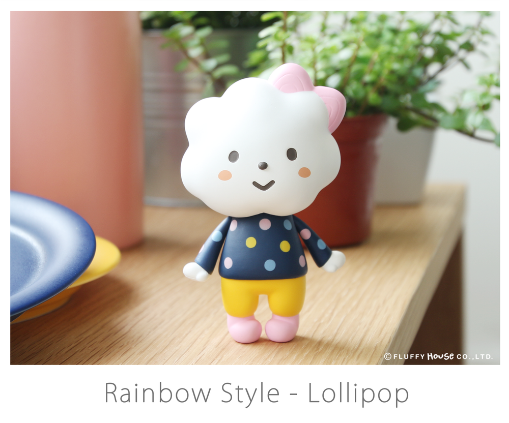 Fluffy House Miss Rainbow with Lollipop Style Vinyl Figure
