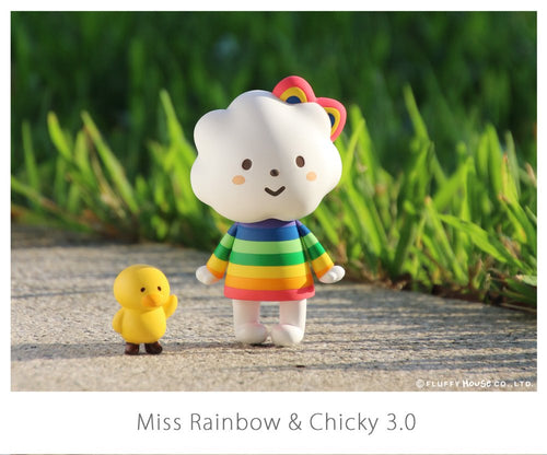 Fluffy House Miss Rainbow & Chicky 3.0 Vinyl Figure