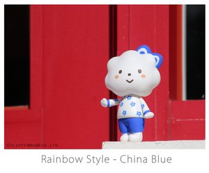 Fluffy House Miss Rainbow with China Blue Style Vinyl Figure