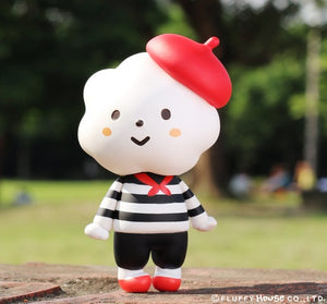 Fluffy House Miss Rainbow with Breton Stripe Style Vinyl Figure