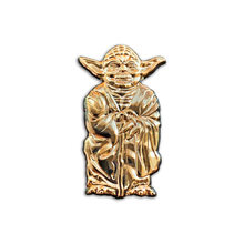 Load image into Gallery viewer, Nerdpins Gold Master (Yoda) Enamel Pin