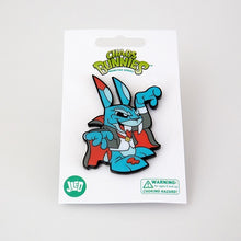 Load image into Gallery viewer, Joe Ledbetter Chaos Bunny Collection Vampire Bunny Enamel Pin