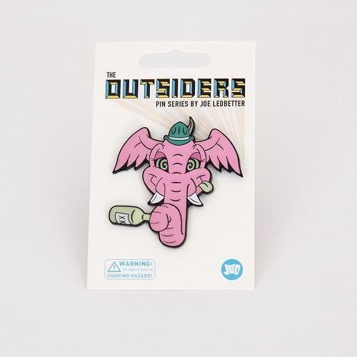 Joe Ledbetter The Outsiders Pink Elephant Enamel Pin
