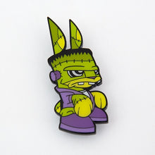 Load image into Gallery viewer, Joe Ledbetter Chaos Bunny Collection Frankenbunny Enamel Pin