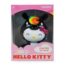 Load image into Gallery viewer, Kidrobot Hello Kitty Unicorn 8inch Figure Black Version