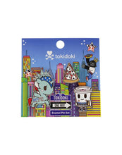 Load image into Gallery viewer, Tokidoki Enamel Pin NYC 2021 3 Pack