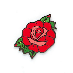 Luxcups Creative Red Rose Enamel Pin