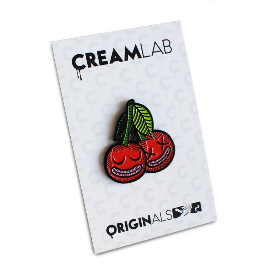 Creamlab Cherrysh Red Enamel Pin