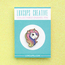 Load image into Gallery viewer, Luxcups Creative Raibow Unicorn Enamel Pin