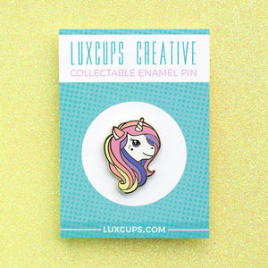 Luxcups Creative Raibow Unicorn Enamel Pin