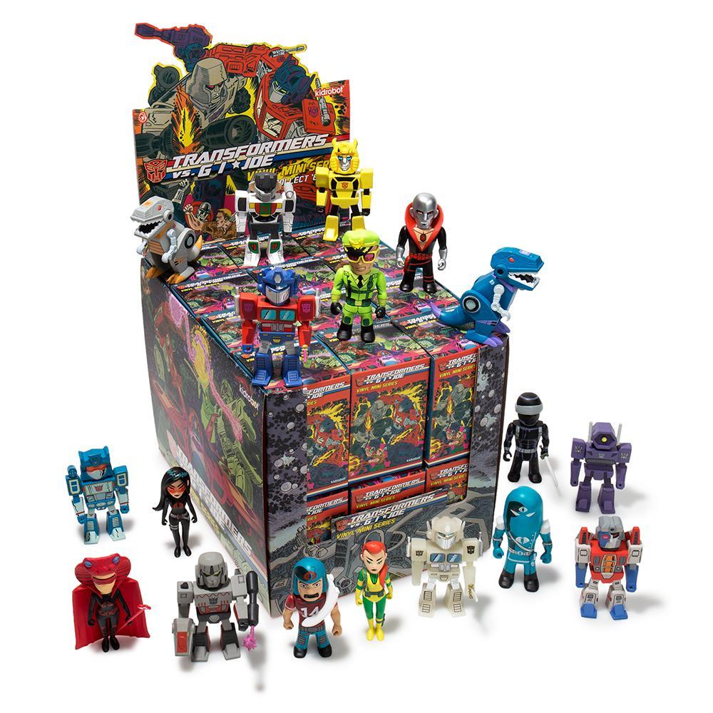 Kidrobot Transformers vs GI Joe Mini Figure Series Sealed Case